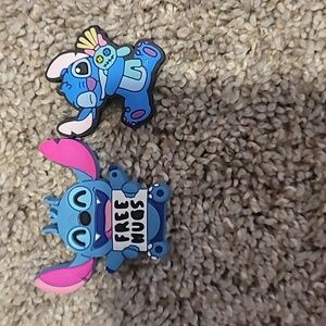 Stitch Hug Croc Charms (2 Pieces)